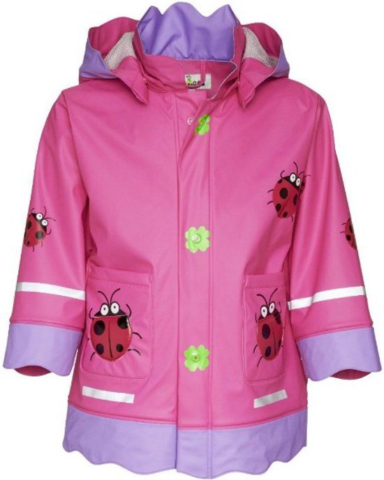Playshoes Regenjas Kinderen Lieveheersbeestje - Roze - Maat 116