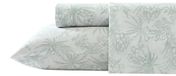 Jeu de literie king size, 4 pièces, en percale de coton, couleur verte