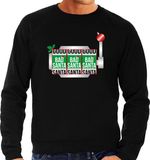 Bellatio Decorations Shoppartners Bv Fruitmachine / slotmachine Bad Santa foute Kersttrui - zwart - heren - L