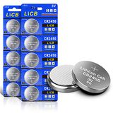 LiCB CR2450 3V Lithium Knoopcel Batterijen (10 stuks)