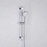 Adema Sparkle 2.0 Glijstangset - 70cm glijstang - ronde handdouche - metalen doucheslang - chroom