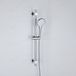 Adema Sparkle 2.0 Set de douche - barre de glissement de 70cm - pommeau de douche rond - tuyau de douche en métal - chrome