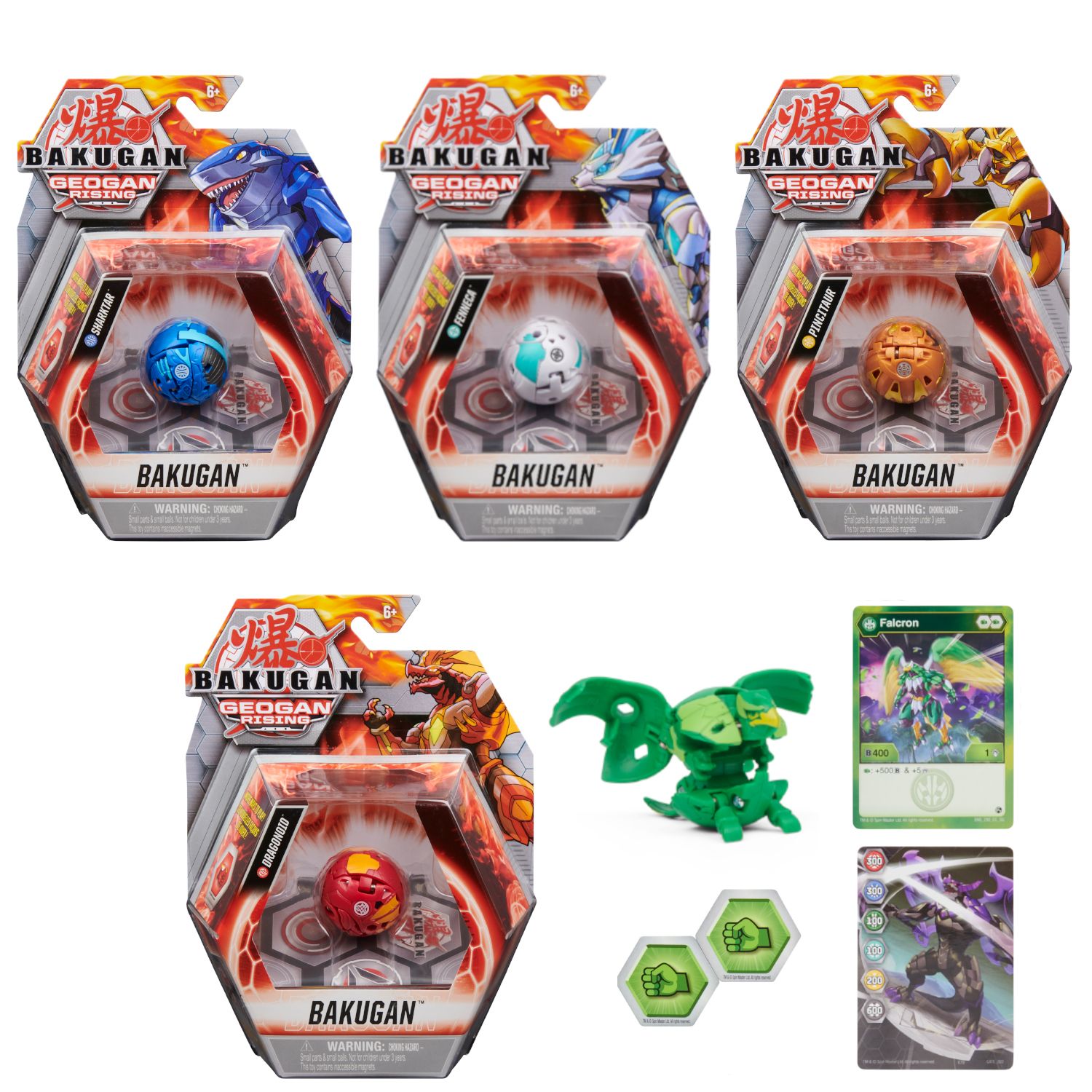 Spin Master Bakugan Geogan Rising - Actiefiguur - 5,1 cm - Stijlen kunnen variëren