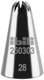 Ibili 250303 spuitmond, stervorm, gesloten, 3 mm