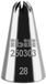 Ibili 250303 spuitmond, stervorm, gesloten, 3 mm