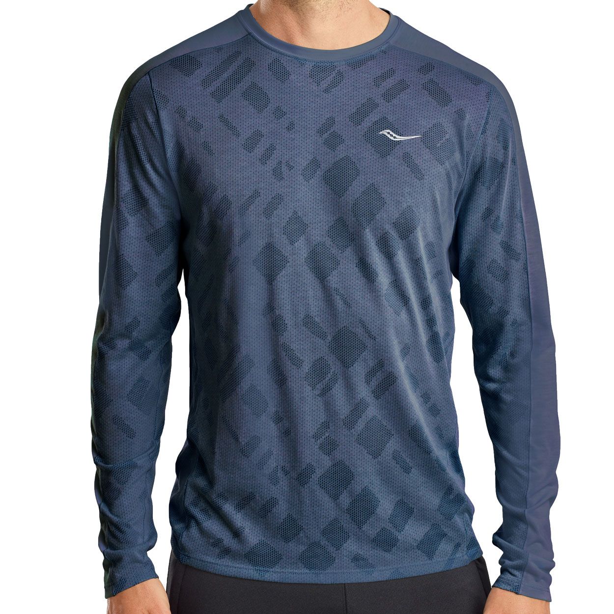 Saucony Ramble Long Sleeve - blauw - heren