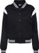 Urban Classics Inset College Jacket Zwart/Wit