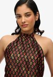 Superdry Jacquard blousje met open rug voor dames