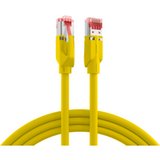 Draka Patchkabel RJ45 Patchkabel Cat.6A S/FTP LSZH, UC900 TM21 gelb 15m