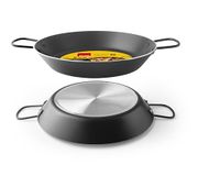 IBILI Paellapan Nero, 38 cm, aluminium, antiaanbaklaag, 8 porties