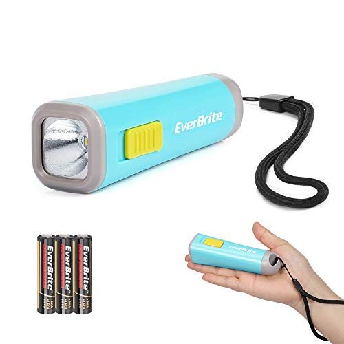 Everbrite Mini LED-zaklamp voor kinderen (blauw) - 3 AAA-batterijen inbegrepen