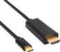 Akyga câble adaptateur USB-C vers HDMI 1,8 mètre 4K transparent