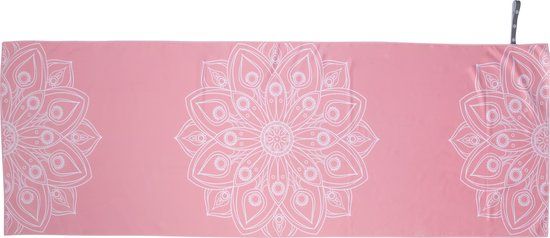 Pure2Improve Yoga handdoek - 38 x 61 cm - roze