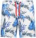 CMP Tropisch patroon zwemshort voor heren - Polyester - Blauw/Groen - 3XL