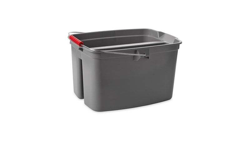 Rubbermaid Dubbele Emmer - Grijs - 18 Liter