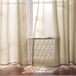 Goodivery Rideaux Élégants Transparents Marron 280 x 140 cm (Set de 2)