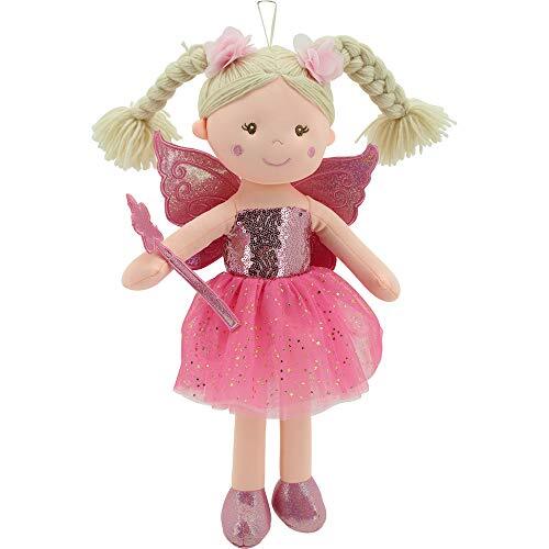 Sweety Toys 11803 Stoffpuppe Fee Plüschtier Prinzessin 45 cm pink