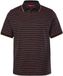 Men Plus - Heren - Poloshirt jersey strepen korte mouw - Zwart - Maat 8XL