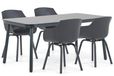Lifestyle Garden Furniture Lifestyle Salina/Tavano 160 cm dining tuinset 5-delig
