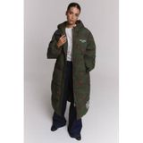 Alix the Label quilted camouflage winterjas - groen
