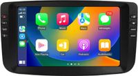Happiq Autoradio avec Bluetooth et CarPlay pour Fiat Linea & Punto EVO (2012-2015) - Convient aux Apple et Android - Stéréo - Navigation - 2 Go 64 Go