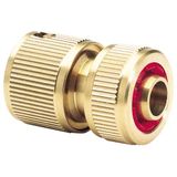 DRAPER 36202 Experten-slangconnector, van messing, 1,27 cm, met waterstop, goud