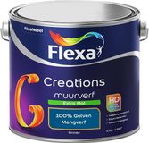 FLEXA Creations Muurverf - Extra Mat - Mengkleuren Collectie - 100% Golven - 2,5 liter