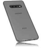 mumbi Telefoonhoes compatibel met Samsung Galaxy S10+, transparant zwart