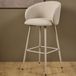 Wehkamp Home Giga Living Barkruk Skive - Beige Stof - Set van 2