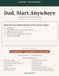 Dad, Start Anywhere: A Large-Print Life Story Journal for Dad to Fill In: 132 Tick-a-Box Questions with Wide Writing Lines, Plus an Interview Guide for the Family