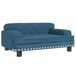 VidaXL Banc pour enfants 70x45x30 cm velours bleu