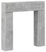 Syfax Haardomlijsting Betongrijs 102 x 18 x 100,5 cm Bewerkt hout
