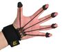 Entraîneur de doigts en silicone, 5 pièces, portable