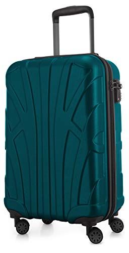 Suitline handbagage harde koffer, cabinekoffer, TSA, 55 cm, Aqua groen