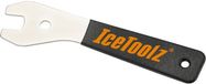 Icetoolz conussleutel 15 mm 20 cm zilver/zwart