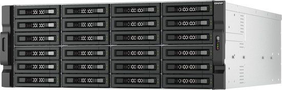 QNAP TL-R2400PES-RP behuizing voor opslagstations HDD-/SSD-behuizing Zwart, Grijs 2.5/3.5"