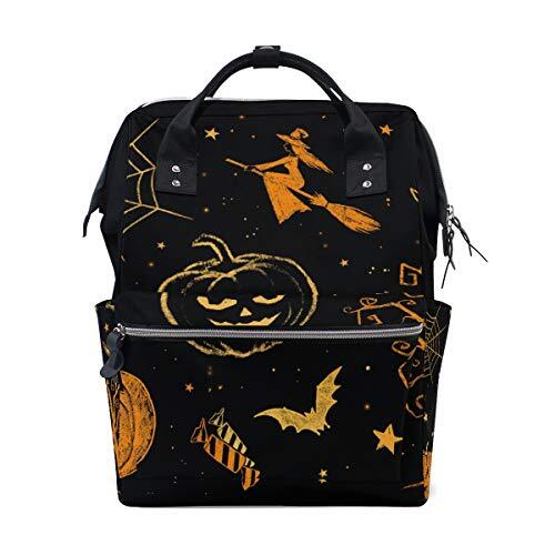 FANTAZIO Mummy tas rugzak donker halloween patroon school tas