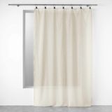 DOUCEUR D'INTERIEUR Gordijn op ringen LINKA, 140 x 240 cm, beige