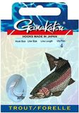 Gamakatsu Forel 3610N Onderlijnen 60cm (4 stuks) - Maat 6 - 0.22mm