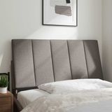 VidaXL Hoofdbordkussen Hanko 100 cm Stof Taupe