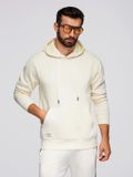 Ombre Herenhoodie Cream Wit Sweatshirt XL