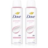 Dove Powder Fresh Antitranspirant 2x150 ml