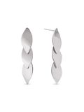 SINGULARU - Oorbellen Leaves. Messing met 18Kt goudlaag of rhodium. Sieraden voor dames