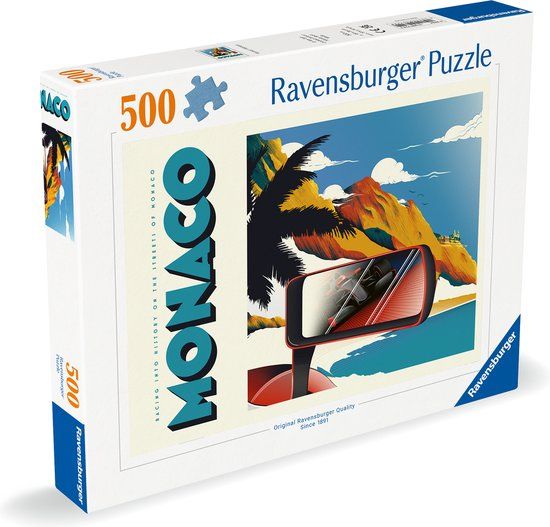 Ravensburger Formule 1 Monaco Legpuzzel - 500 Stukjes