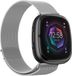 Strap-it Fitbit Sense 2 Milanese bracelet - argent - Taille : S