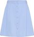 Fransa Vrouwenrok FRFANTY Kniehoogte Polyester Helder Blauw Effen A-lijn Casual L