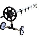 Linxor Enrouleur de bâche à bulles pour piscine extensible de 1 m à 6 m + système d'attache