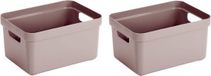 Sunware Opbergbox Sigma - 6x - kunststof - roze - 5 liter