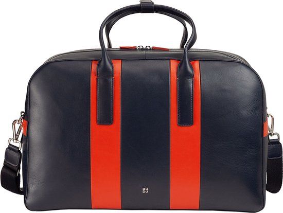 DUDU Weekender reistas leer 49 cm - navy