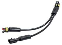 HELLA 8KA 340 859-021 Kabelset - Naafbehuizing - 2-polig - 1.0mm² - Stekker: AMP